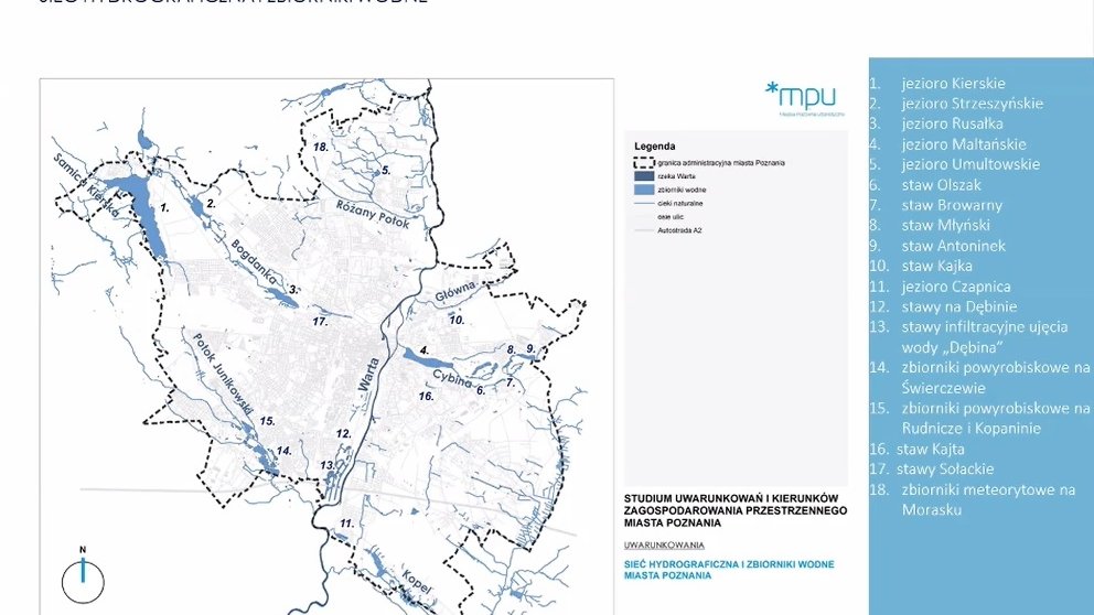 Wody powierzchniowe w Poznaniu