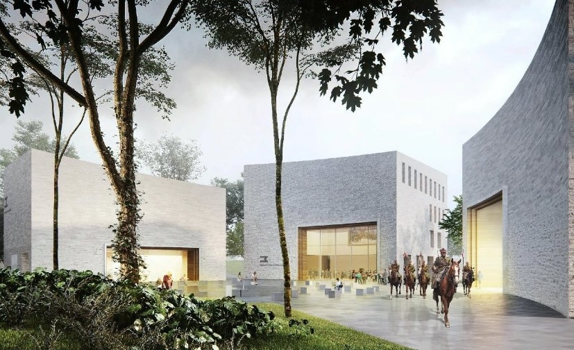 Poglądowa wizualizacja planowanej nowej siedziby Muzeum Powstania Wielkopolskiego - grafika artykułu