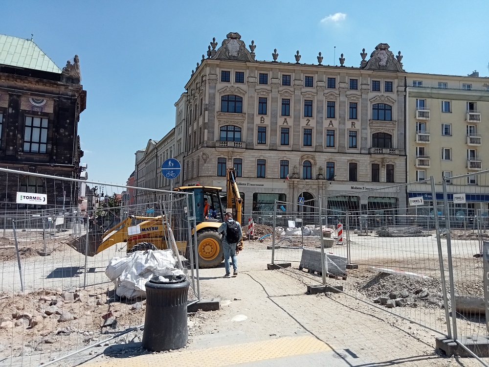 Remont w centrum Poznania - grafika artykułu