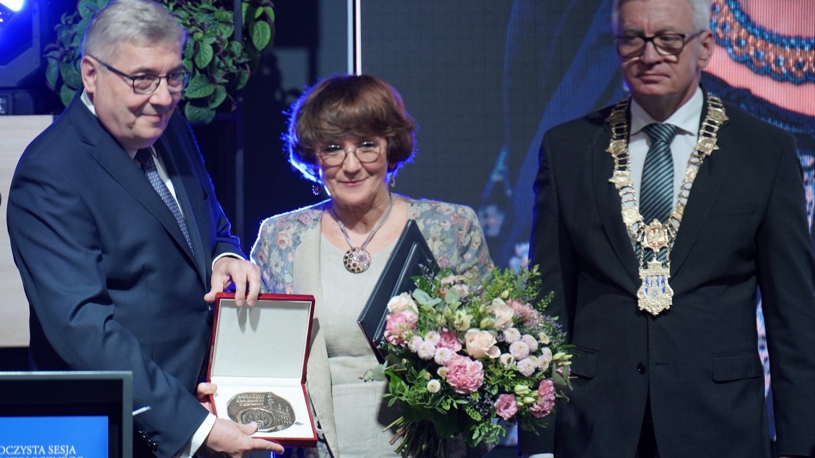 Odebrała nagrodę na uroczystej sesji Rady Miasta Poznania