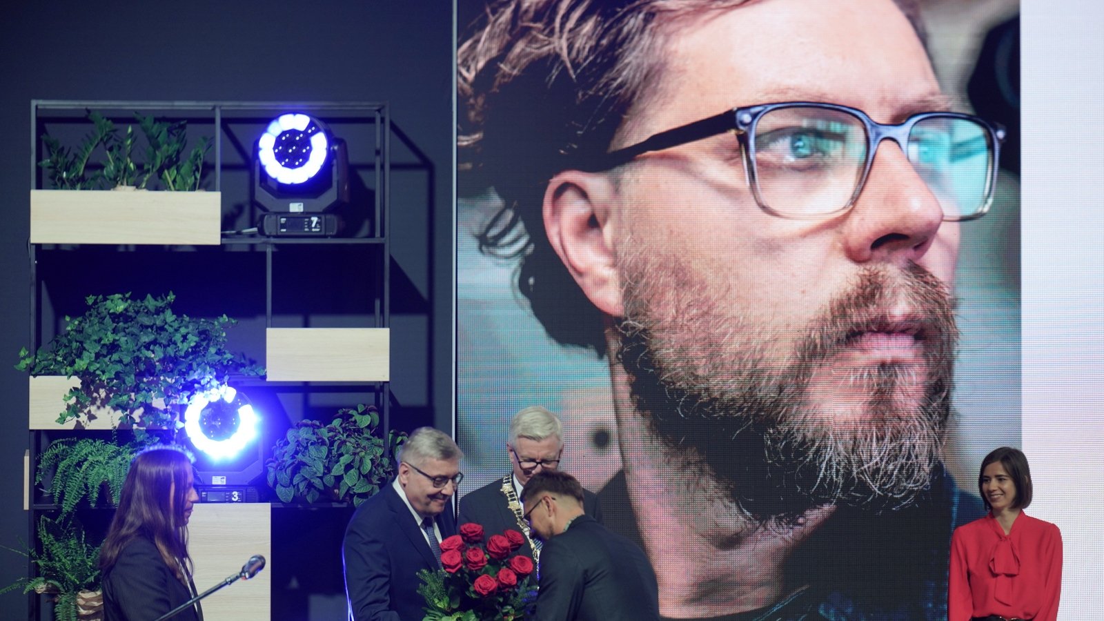 Odebrał nagrodę na uroczystej sesji Rady Miasta Poznania