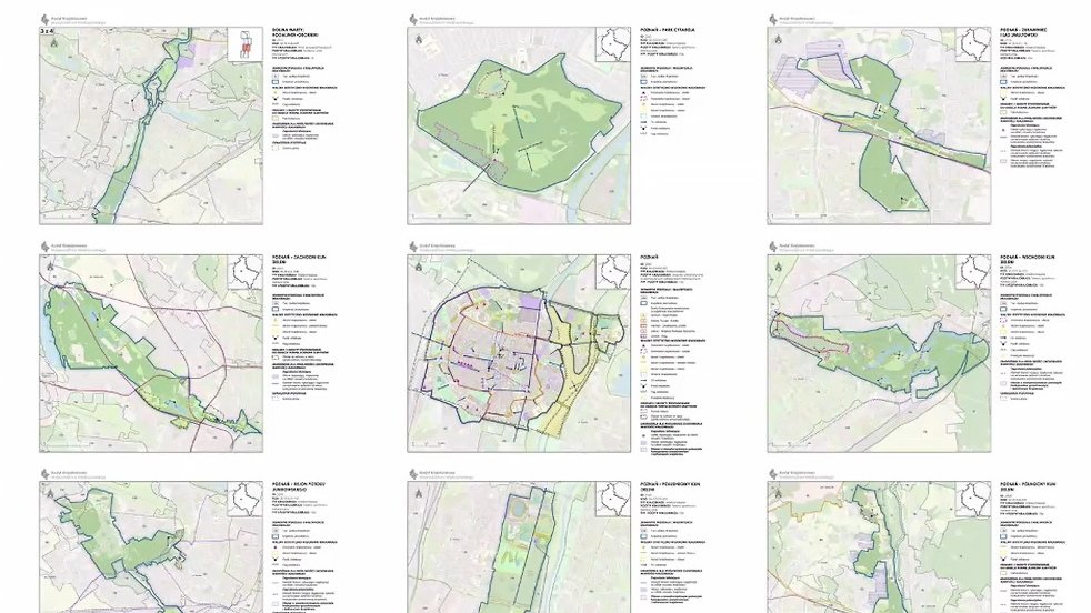 9 jednostek krajobrazu chronionego na terenie Miasta Poznania