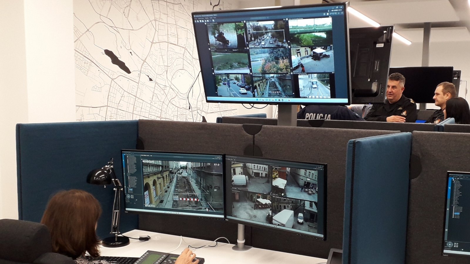 Stanowiska operatorów monitoringu