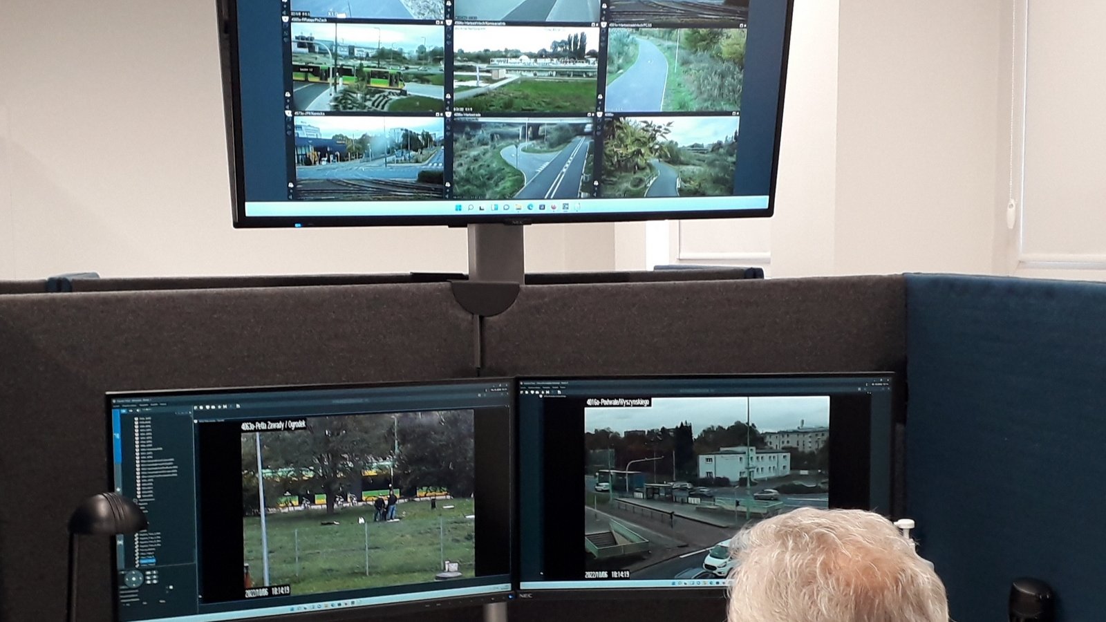 Stanowisko operatora monitoringu