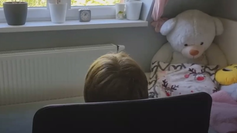 Kadr z filmu zaprezentowanego na posiedzeniu komisji