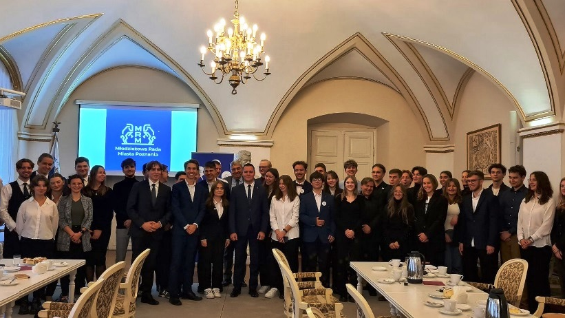 Inauguracja V kadencji Młodzieżowej Rady Miasta Poznania, fot. Miasto Poznań