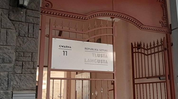 Siedziba Republiki Sztuki Tłusta Langusta przy ul. Gwarnej
