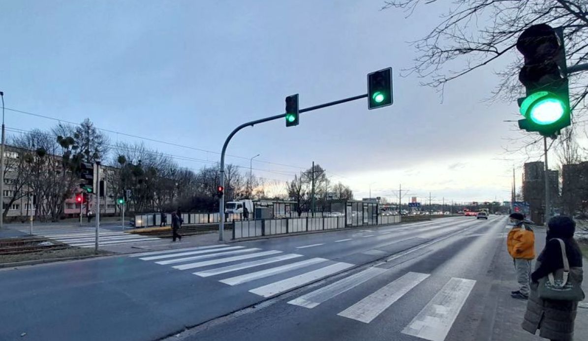 Przejście dla pieszych przy ul. Zamenhofa - grafika artykułu