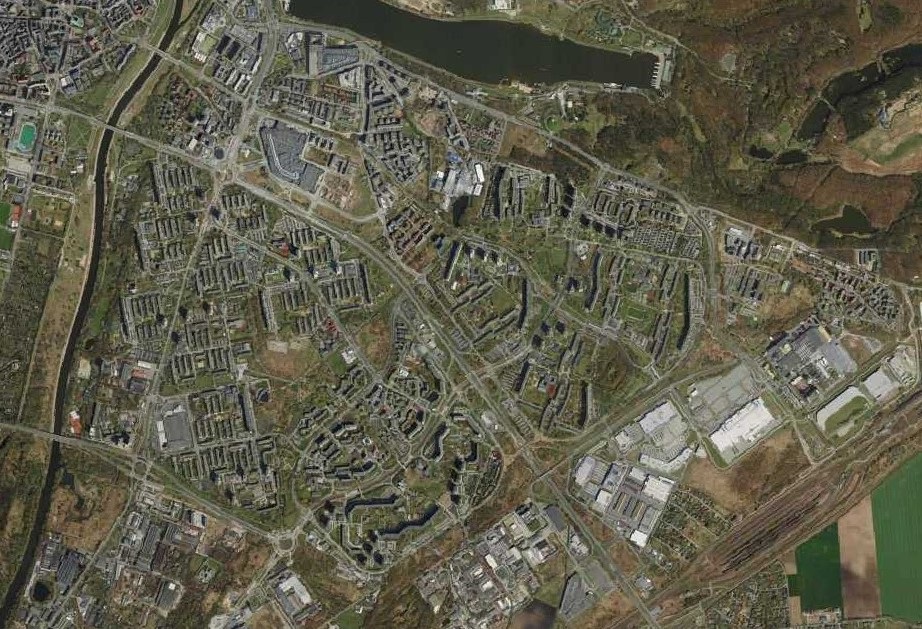 Fragment mapy miejskiej ZGiKM GEOPOZ - grafika artykułu