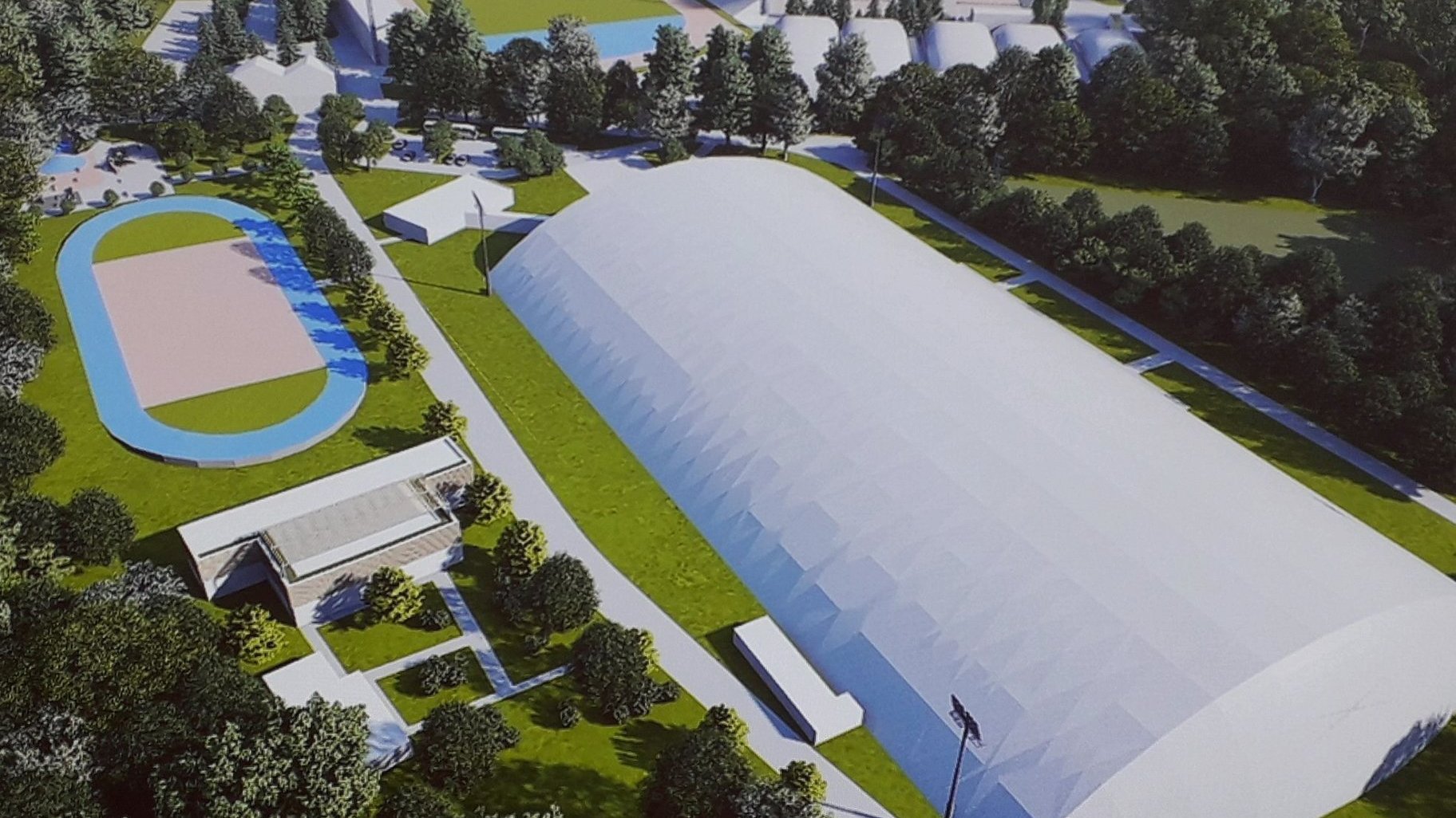 Wizualizacja z masterplanu dla Golęcina