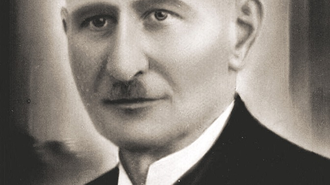 Pastor Gustaw Manitius, lata 30. XX w, ze zbiorów fotografii Parafii Ewangelicko-Augsburskiej w Poznaniu