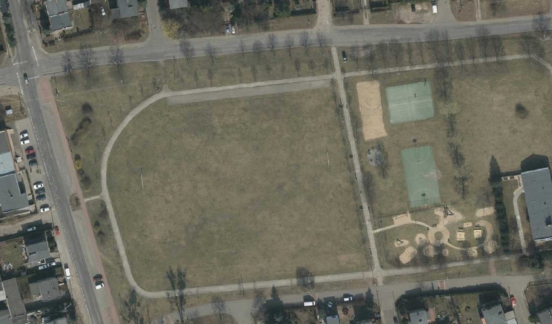 Teren w rejonie ul. Buczka, fot. mapa miejska ZGiKM GEOPOZ - grafika artykułu