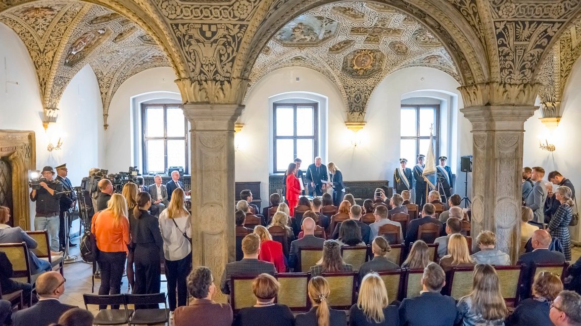 Początek inauguracyjnej sesji RMP w Ratuszu, fot. Grzegorz Dembiński