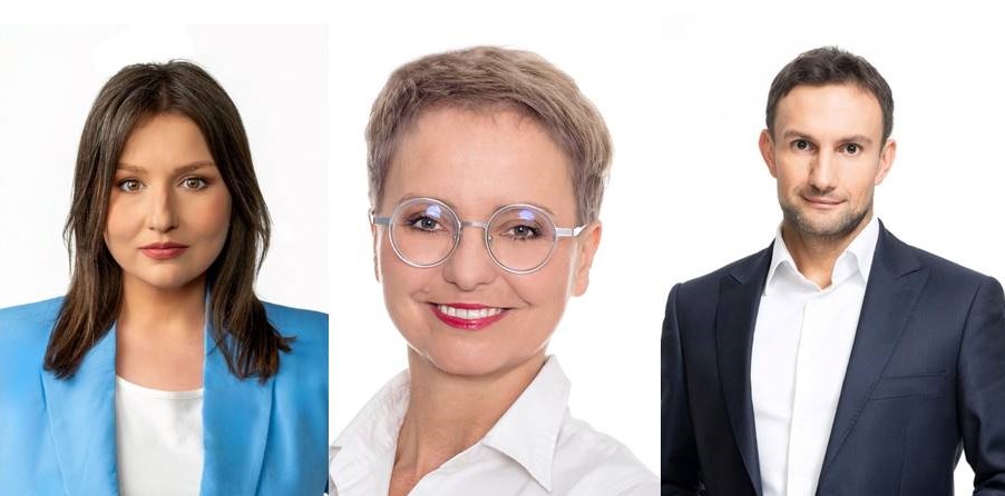 Prezydium Komisji Ochrony Środowiska i Gospodarki Komunalnej: w środku przewodnicząca Dorota Bonk-Hammermeister, z lewej wiceprzewodnicząca Zuzanna Bartel, z prawej wiceprzewodniczący Tomasz Lewandowski - grafika artykułu