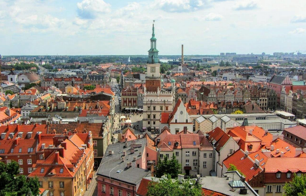 Panorama na poznański Stary Rynek i przyległe ulice - grafika artykułu
