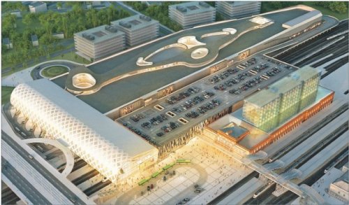 Wizualizacja nowego dworca Poznań Główny (fot. TriGranit) - grafika artykułu