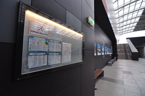 Mapa na przystanku Piaśnicka/Kurlandzka (fot. RO Chartowo) - grafika artykułu