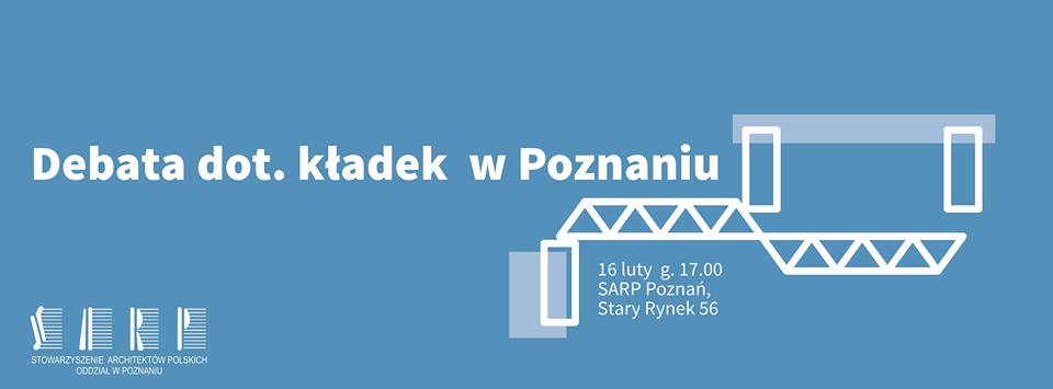 Debata o kładkach w Poznaniu - grafika artykułu