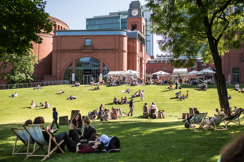 Park Starego Browaru, fot. J. Wittchen - grafika artykułu