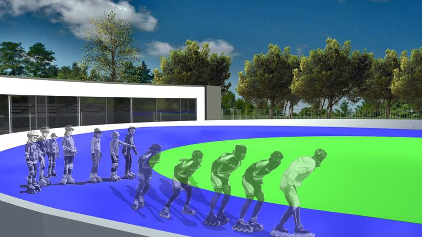 Centrum Sportów Wrotkarskich powstanie przy Arenie, fot. tekktura.com