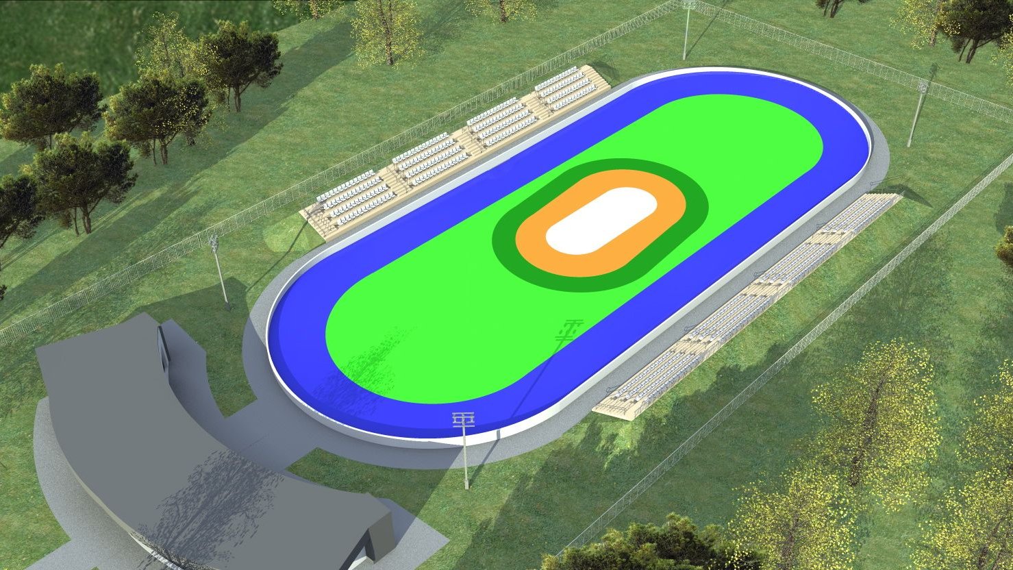 Centrum Sportów Wrotkarskich powstanie przy Arenie, fot. tekktura.com