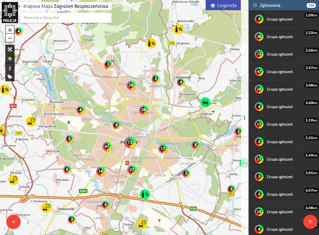 Krajowa Mapa Zagrożeń Bezpieczeństwa - grafika artykułu