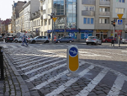 Po testach wprowadzono stałą organizacja ruchu w centrum