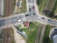 Przejazd kolejowy na Dębcu - aktualna sytuacja