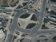 Przejścia dla pieszych na rondzie Śródka