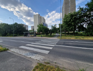 Przejście dla pieszych przy ul. Kurlandzkiej