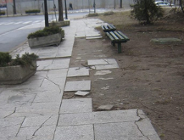 Remont chodnika przy "Polonezie"