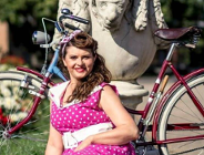 Retro rowery w botaniku