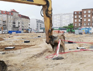 Rynek Łazarski w przebudowie