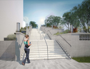 Schody na Wildzie do remontu