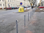 Teren w parku wokół Areny już "osłupkowany"