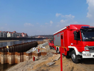 Trwa budowa slipu nad Wartą