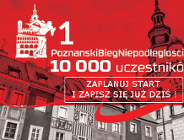 Trwają zapisy na Poznański Bieg Niepodległości
