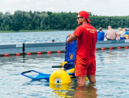 Wózki-amfibie na poznańskich kąpieliskach