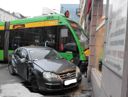 Wykolejenie tramwaju na Al. Marcinkowskiego