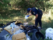 Wyrzucał odpady, zapłacił mandat