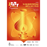 Plakat wydarzenia: lampa naftowa.