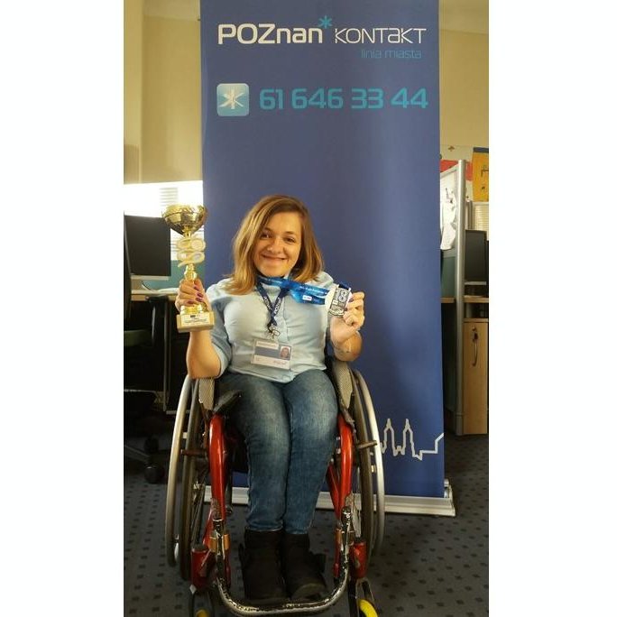 Brawa dla Natalii za udział w poznańskim Maratonie w 2018 roku !