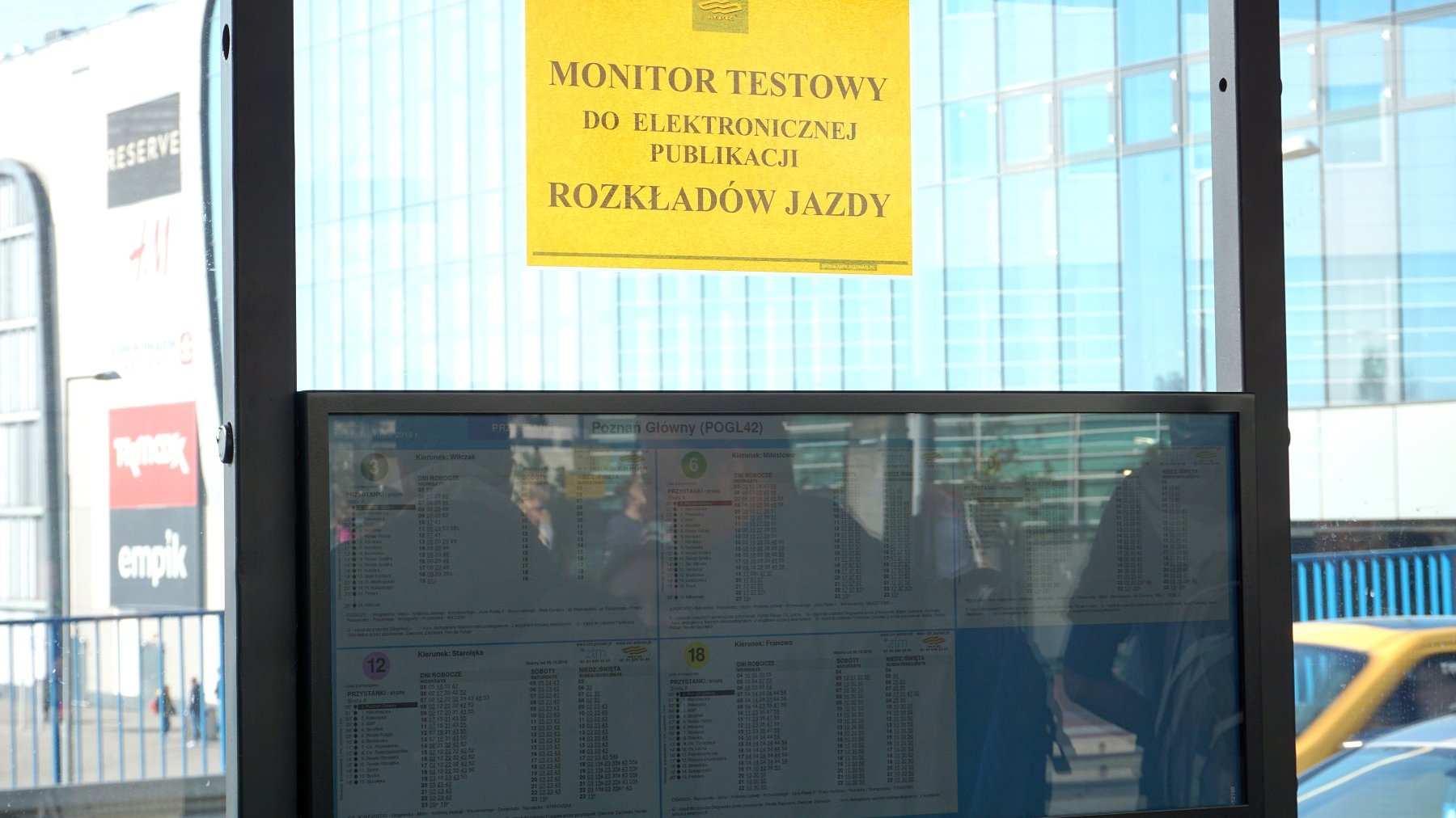 MPK testuje elektroniczne rozkłady jazdy
