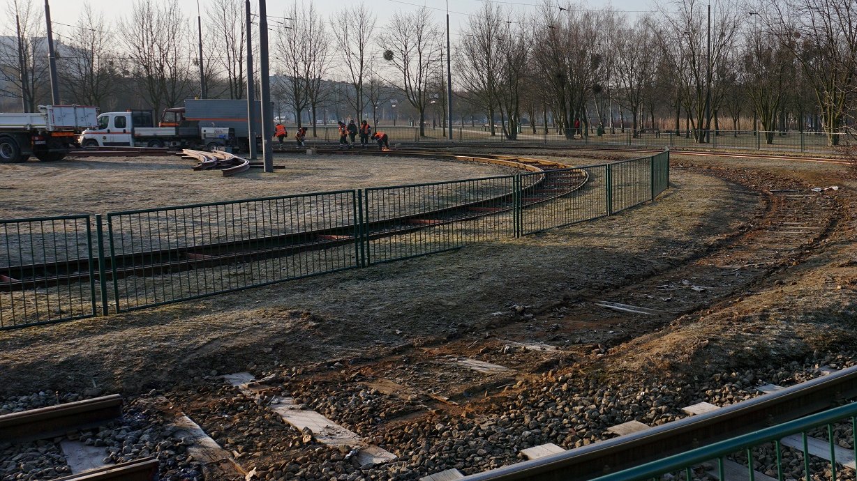 Na pętli Połabska rozpoczął się demontaż torów