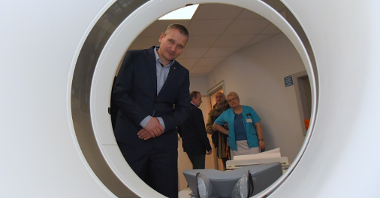 Otwarcie pracowni tomografii komputerowej w szpitalu przy Szwajcarskiej