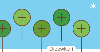 "Drzewko+" - wspólne sadzenie drzew w Lasku Marcelińskim