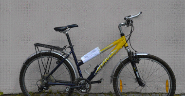 Nr 8: rower marki Merida, miejski, rozmiar kół 26", damka. Cena wywoławcza: 120 zł.