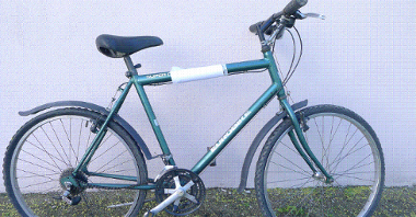 Nr 13: rower marki Eurobike o rozmiarze kół 26"x1,9. Cena wywoławcza: 50 zł.