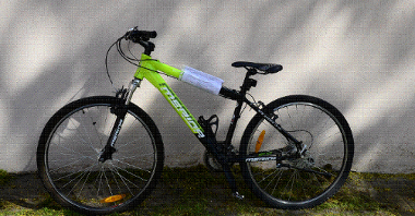 Nr 19: rower marki Merida, typu MTB, rozmiar kół 26". Cena wywoławcza: 300 zł.