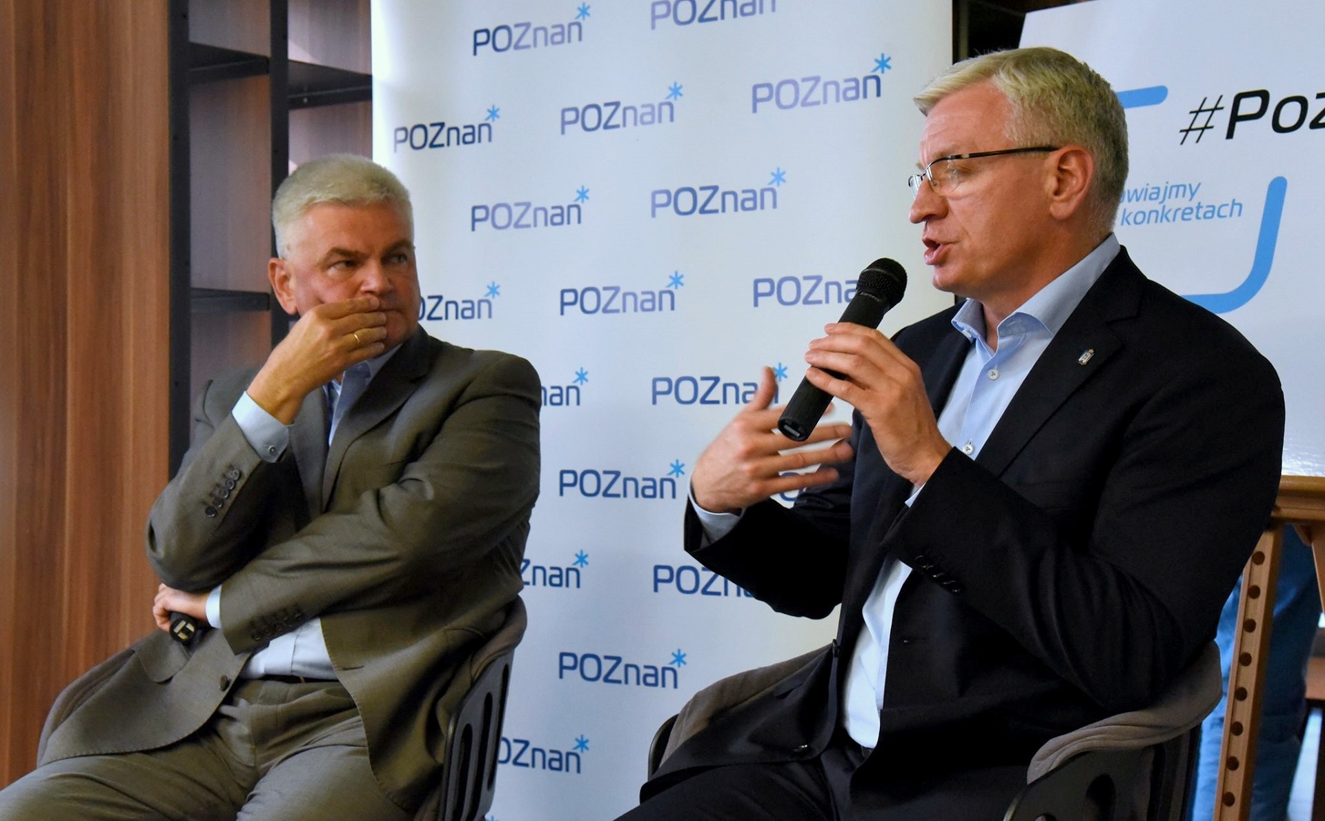 O przyszłości Poznania dyskutowali: Jacek Jaskowiak, prezydent miasta i Edwin Bendyk, publicysta i dziennikarz - grafika artykułu